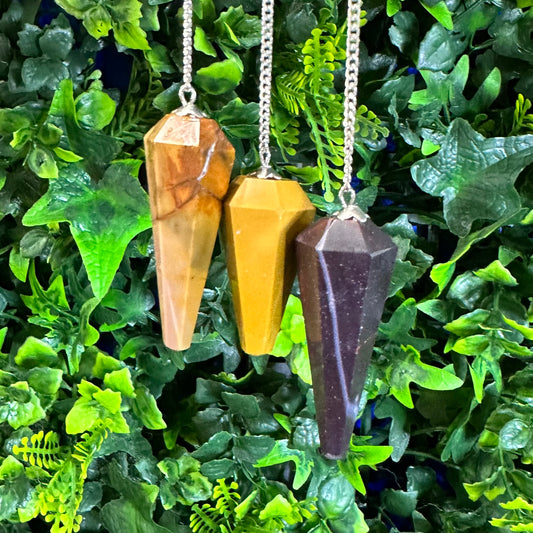 Mookaite Crystal Pendulum