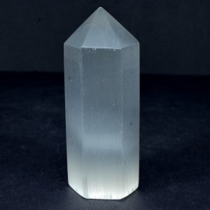 Polished White Selenite Generator