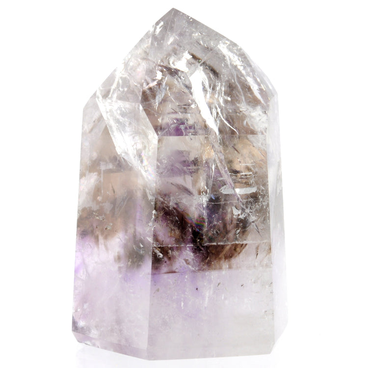 Polished Amethyst with Phantom Inclusions Generator