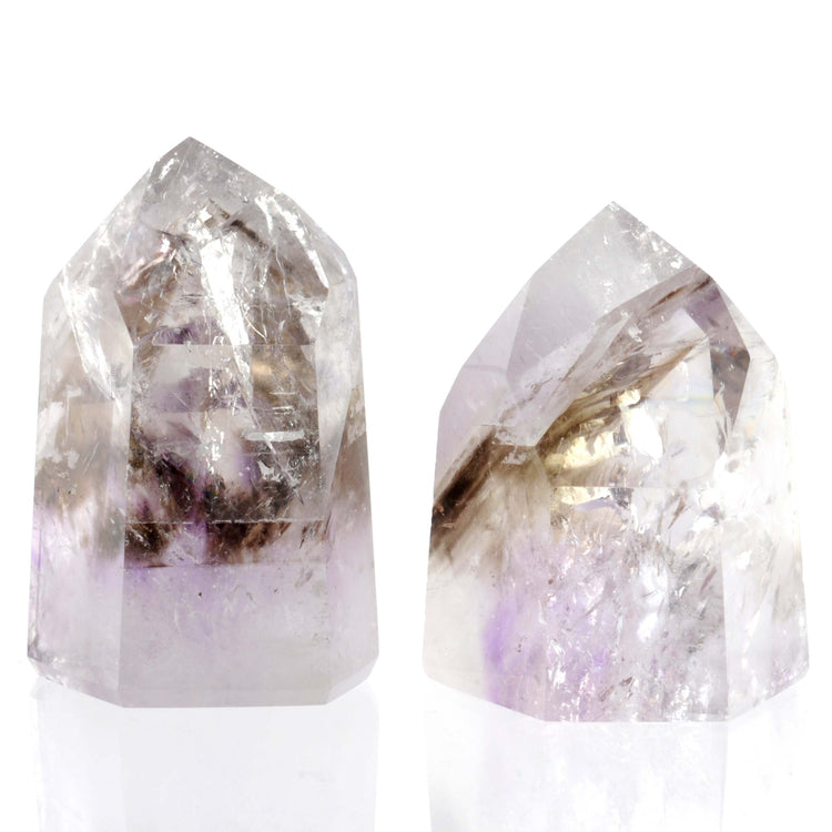 Polished Amethyst with Phantom Inclusions Generator