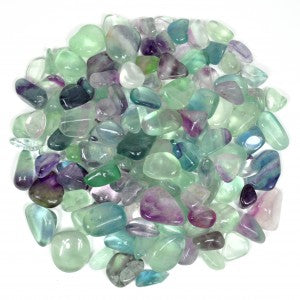 Fluorite Light Mixed Tumbled Stones